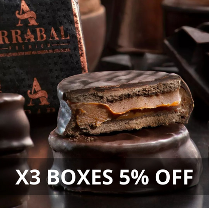 Alfajores Arrabal de Chocolate 70% Cacao (12 Alfajores)