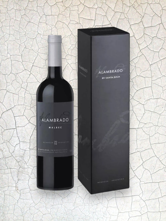 Vino Tinto Alambrado Malbec 750ml + Estuche