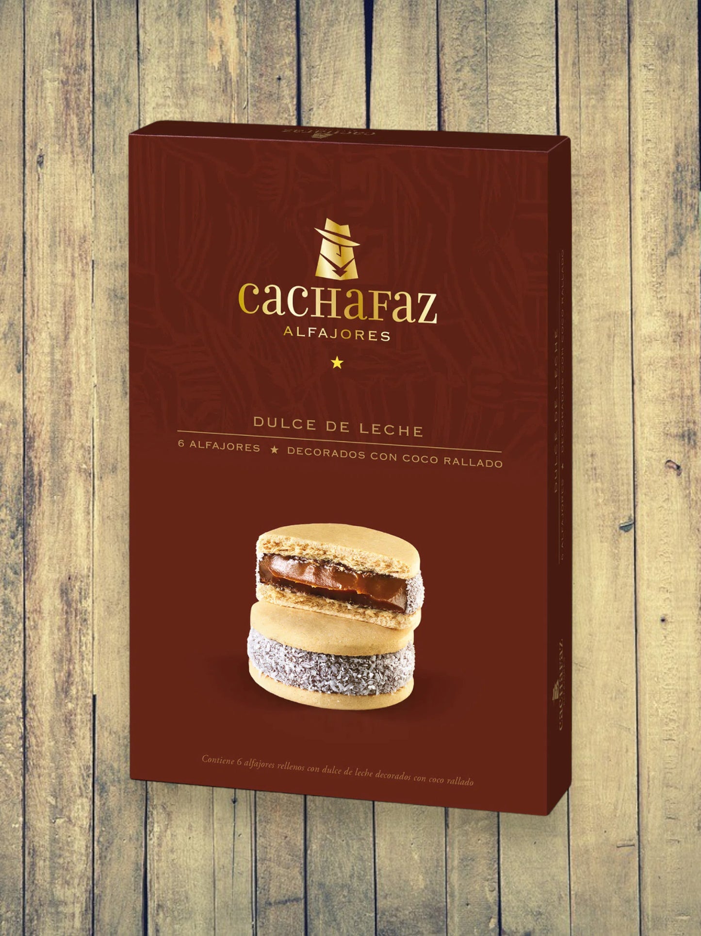 Wine Alambrado Malbec + Charquiqui Set 210 gr + Box of Cachafaz Maicena (6 Alfajores)