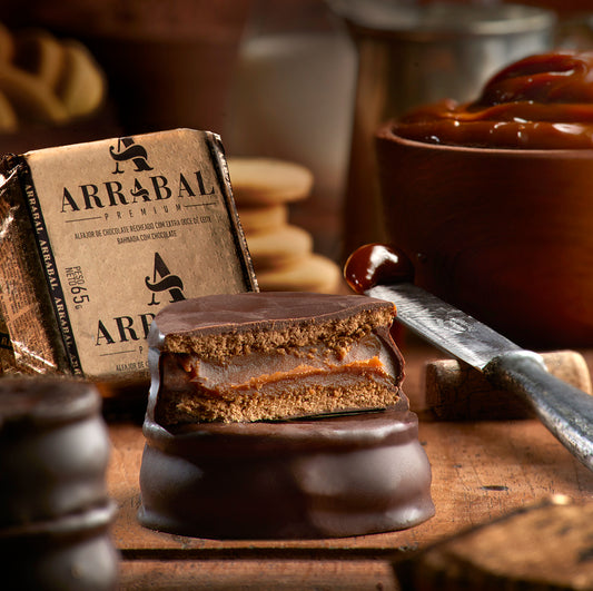 Alfajores Arrabal de Chocolate (12 Alfajores)